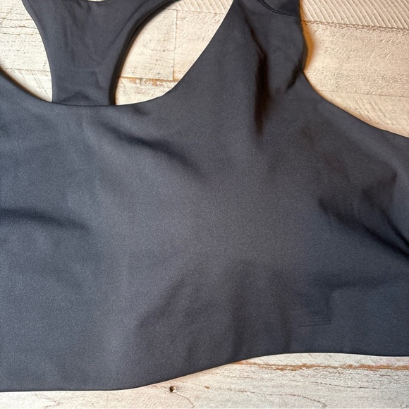 Old Navy Active Women Bra 3X Black Poly Blend Medium Support Powersoft Racerback - Picture 8 of 16
